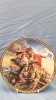 11 Tea Figurines on 3 Collector Style Plates - 5