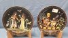 11 Tea Figurines on 3 Collector Style Plates - 7