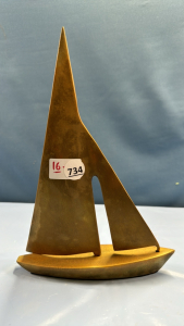 Brass Sail Boat Figure