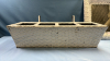 Wicker Framed Mirror and Wicker Hanging Planter Box - 2