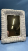 Wicker Framed Mirror and Wicker Hanging Planter Box - 5