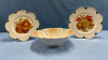 2 -8" Royal Winton Plates and 8" Czech Fruit Bowl - 2