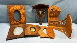 Assorted Wooden Decor Items