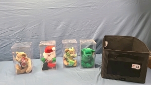 Thirty-One Cube w/ 4 Ty Beanie Babies