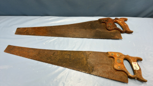 2 Hand Saws -Blades are Rusty