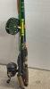 4 Fishing Poles (Only 2 Have Reels) - 4