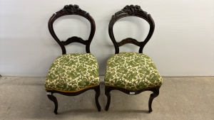 2 Victorian Style Parlour Chairs